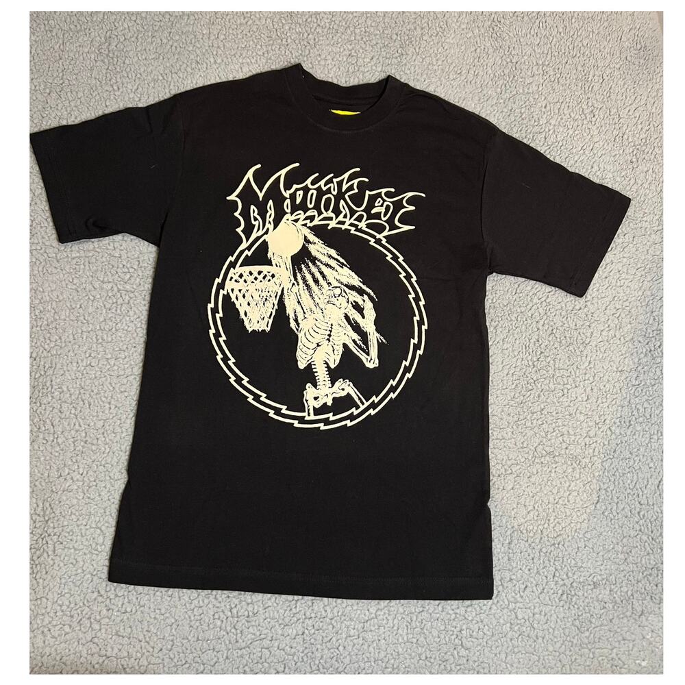 Market Studios "Skeleton Dunk Till Death" Men's Small NWOT (B120281)